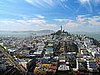Columbus Avenue, Telegraph Hill, Coit Tower, and Alcatraz